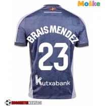 Moške Nogometnih dresov Real Sociedad Brais Mendez #23 Gostujoči 2025-26 Kratki rokavi